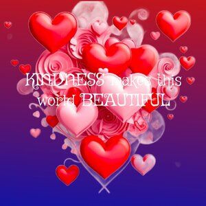 KINDNESS makes this world beautiful☮️